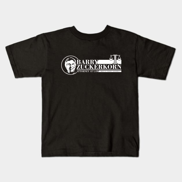 Barry Zuckerkorn Attorney At Law Kids T-Shirt by huckblade